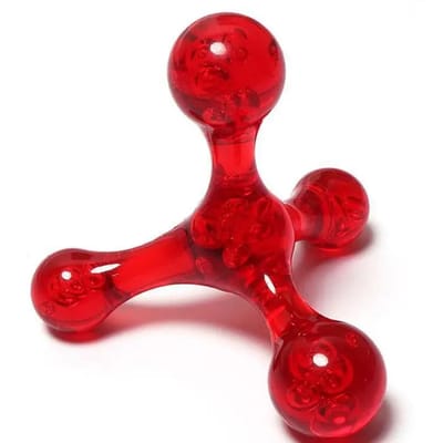 Mini Handmatige Massager 4 Ballen Arm Rug Been Ontspanning Hoofd Voet Acupunctuurpunt Massager Ontspan Acupressuur Gezondheid Massage Gereedschappen