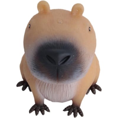 Grappige Capybara Knijpbeeldje Rekbaar Knijpbare Capybara Beeldjes Schattige Uitdrukking Dierfiguur Woondecoratie Creatief Cadeau black