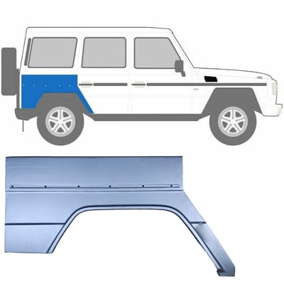 Reparatiepaneel achterspatbord voor Mercedes G-Class W460 W461 W463 1979-2002