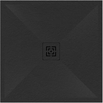 Allibert AMERA 90 x 90 cm Douchebak Rechthoekig Zwart