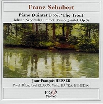 Pavel Húla, Michal Kanka, Josef Kluson, Jiri Hudec - Schubert: Die Forelle, Pianoquintet | Hummel: Piano Quintet (CD)