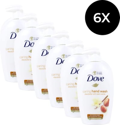 Dove - Handzeep - Sheabutter & Vanille - 6 x 250 ml