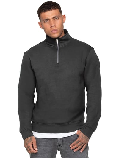 Enzo Milano | Heren Half Zip Sweatshirt