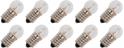Signaallamp E14 24V 3W - 125 mAh - 10 stuks - G18 Gloeilamp Ø18mm - 35mm - 2500K - Dimbaar