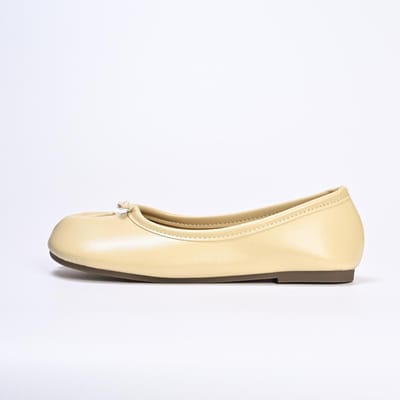 Tabi Ninja Schoenen Dames Microvezel Leer Comfortabele Flats Split Toe Slippers Zachte Bodem Loafers Slipper Dames Trotter Mocassins 39 beige