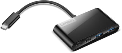 Lenovo GX91L84354 interface hub USB 3.2 Gen 1 (3.1 Gen 1) Type-C 625 Mbit/s Zwart