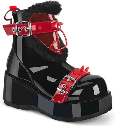 DemoniaCult - CUBBY57 Plateau Laarzen - US 6 - 36 Shoes - Zwart
