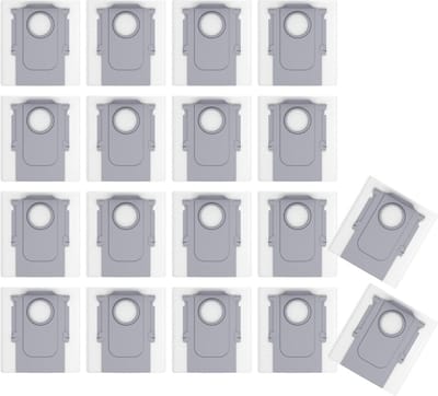 Roborock Qrevo, S8 Max(V) Ultra, Saros en QV Serie Stofzakken (18 Stuks, Plus.Parts® alternatief voor 8.02.0239)