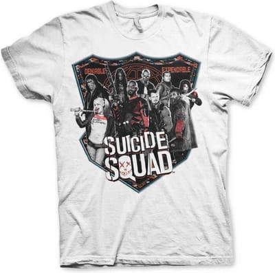DC Comics Suicide Squad Heren Tshirt -S- Deniable & Expendable Wit
