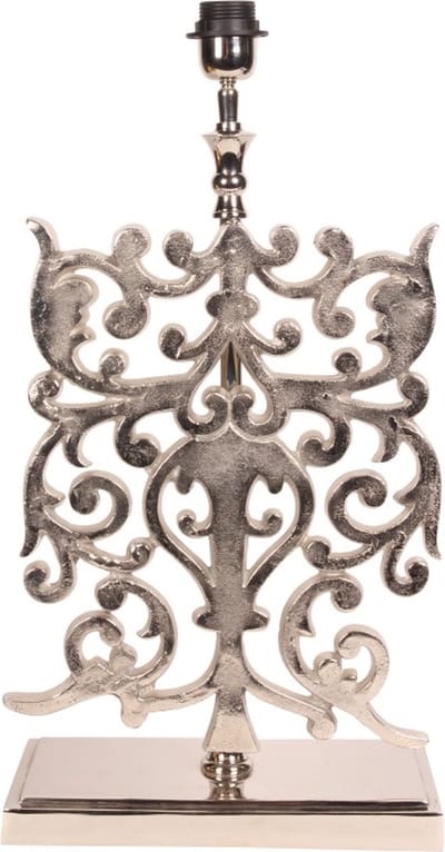 Baroque - Lampenvoet - Tafellamp Voet 83 cm - Zilver - Aluminium - 83x35x16 - Aluminium