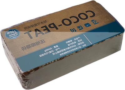 Coco Coir Brick - Kokos Substraat - Planten Kweken - Natuurlijke Kokosvezel - 20 x 10 x 5 cm - Naturel