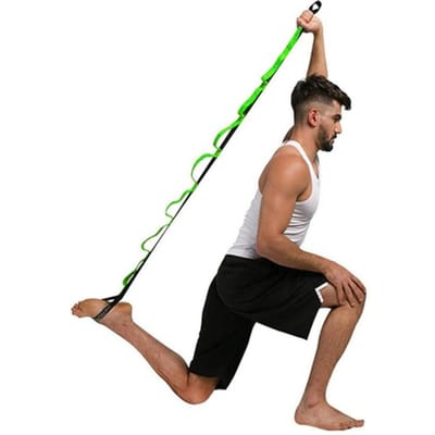 Yoga Rekriem met Segmentale Verstelling voor Hamstring- en Bandrekken Eénwoord Paardentraining Trekker brown