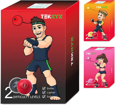 Boksenreflexbal Set voor Reactietraining - Perfect voor Behendigheid en Coördinatie