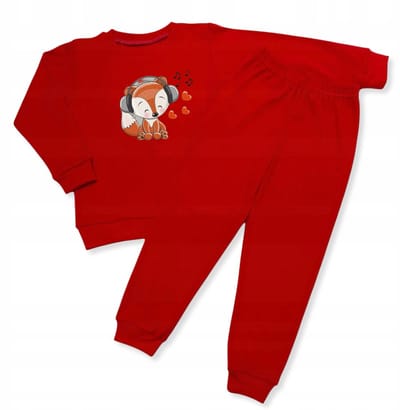 Dartomik - Pyjama Kinderen - Rode Vos Print - 100% Katoen