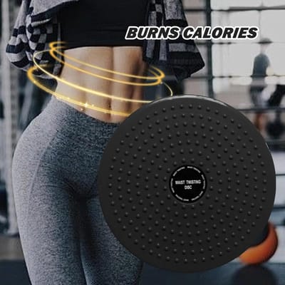Twist Board - Taille Trainer - Full Body Workout - 360 Graden Rotatie - 90 kg Belasting - Zwart