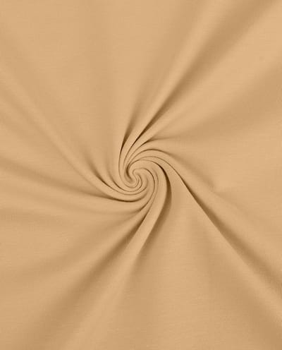 Tricot Stof Uni Beige – 95% Katoen & 5% Elasthaan – 150 cm Breed – Oeko-Tex – Stretch Jersey 220 gr/m²