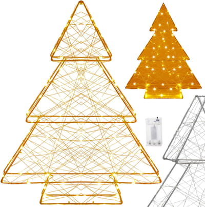 Springos LED Kerstboom | 60 cm | 100 LED | Multicolor