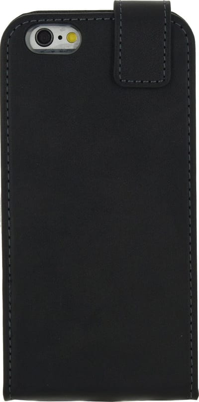 Mobilize Classic Gelly Flip Hoesje met Kaarthouder Geschikt voor iPhone SE (2020/2022)/8/7/6 Zwart