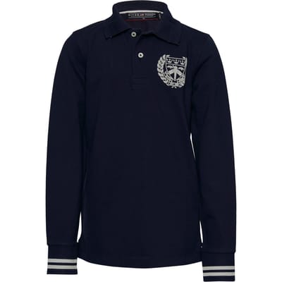 River Woods Custom Fit Cotton Polo In Blue Size: 8 | T-shirts Outlet | Unisex | Blauw