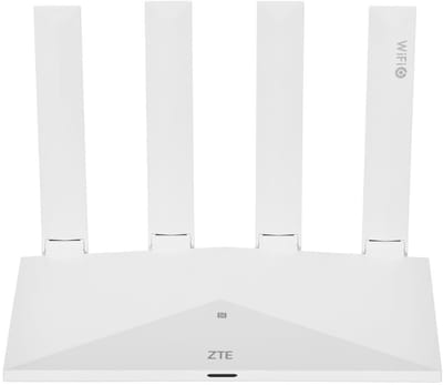 ZTE T3000 Wi-Fi 6 Router – Wifi 6 - Supersnelle xDSL Router – Dual-Band – Tot 3000 Mbps – Geavanceerde Beveiliging – Ideaal voor Thuis en Kantoor