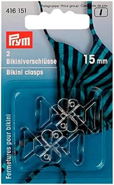 15 mm Klaverblad Kunststof Sluitingen voor Bikini en Riemen - 2 Stuks