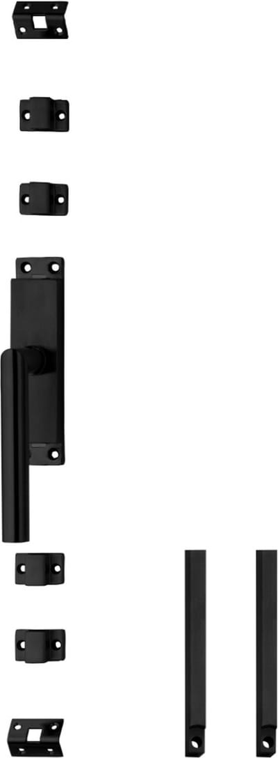 Intersteel Kruk-espagnolet links Hoek 90° met stangenset 2 X 1245 mm zwart