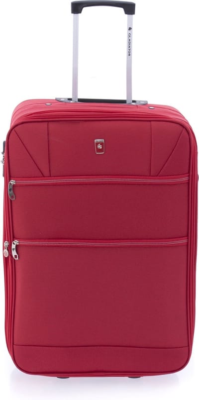 Gladiator Metro Middelgrote Koffer - 61 cm - 57/63 liter - Expandable - Rood