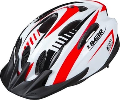 Limar - 540 Fietshelm -White red - M (52-56 cm)
