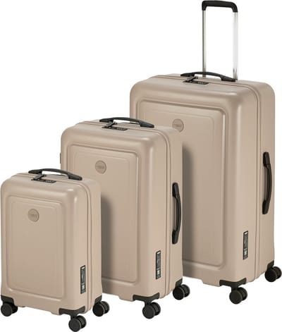 Princess Traveller Elements - Kofferset 3 delig - Desert - 35L Handbagage + 65L en 98L Reiskoffer - Lichtgewicht Trolley - GRS gecertificeerd