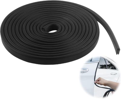 Randbeschermingsprofiel voor plaatbescherming autodeuren | Hoekprofiel voor tafelhoeken | EPDM rubberen afdichting (2 mm x 3 m)