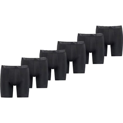 Puma Sport Long Boxershorts Heren (6-pack) - Maat M