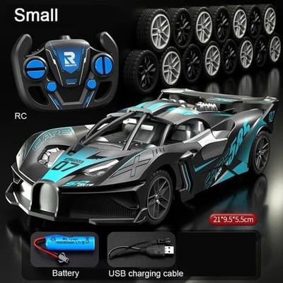 2.4G RC Auto Speelgoed Drift Racing Afstandsbediening Auto Hoge Snelheid Off Road RC Auto RC Racewagen speelgoed voor Kinderen Geschenken blauw