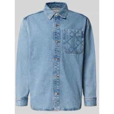 Regular fit Jeanshemd met borstzak