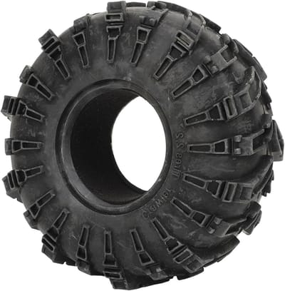 RC Crawler Banden - Autobanden - Off-road rijden - Hobbelige textuur - 136 mm diameter - Zwart
