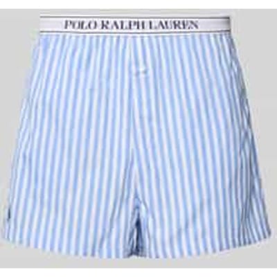 Korte pyjamabroek met elastische band met logo
