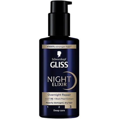 Gliss Nacht Elixir Serum Voor Beschadigd Haar 100 ml