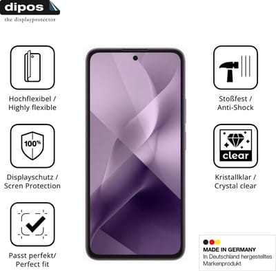 dipos – 2x Beschermfolie geschikt voor HMD Crest 2 | 3D Full Cover Screenprotector | 100% Passend