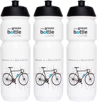 Retulp Bio Bidon pakket Fiets - Bidons - Sport - Bidon - Waterfles - Drinkfles - 750 ml - 3 stuks