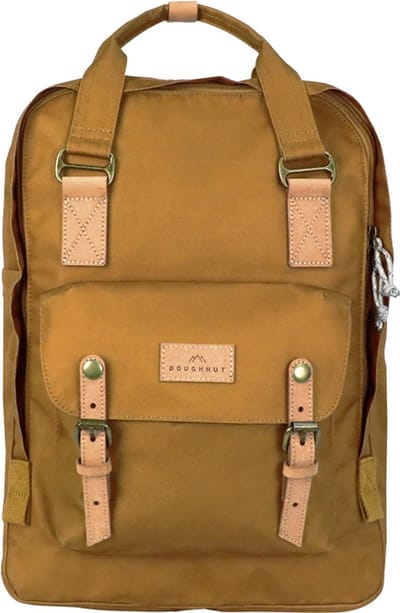 Doughnut laptoprugzak / Rugtas / Schooltas - 15 inch - Macaroon Large Reborn 15 - Licht Bruin