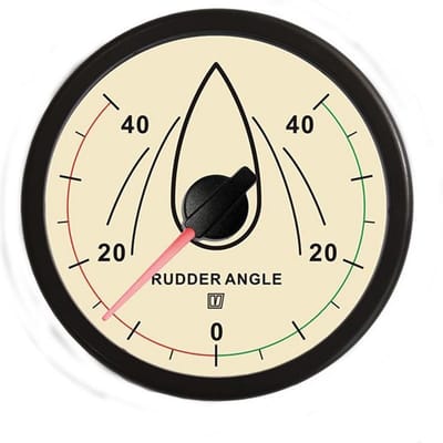 VETUS RUDDN40 beige Roerstandaanwijzer 12/24V Ø 110mm