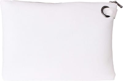 Grote Leren Clutch Bag voor Dames, Elegante Avondhandtas met Polsband en Ruime Opbergruimte