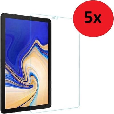Geschikt voor Samsung Galaxy Tab A 2016 Screenprotector - 10.1 inch - Tab A 2016 Screen Protector Tempered 5x Bescherm Glas