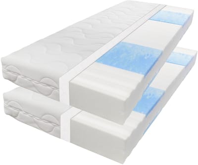 Matras 180x200 (2x90x200) - 19cm dik - Koudschuim - H3 - gemiddeld - Sleepneo