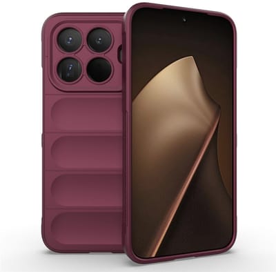Coverup Hoesje - Geschikt voor Xiaomi 15T Pro Hoesje - Coverup Hands-On Rugged Back Cover - Bordeaux