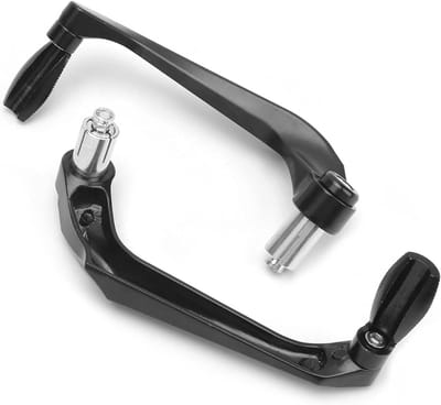 Motorfiets Handvat Beschermers, Set van 2 Rem- en Koppelinghefbomen met Zwarte Beschermhoezen voor 0.9" Opening en Optimale Bescherming