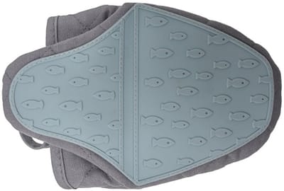Siliconen Wanten - Visvormig & Gevoerd Ontwerp - Hittebestendig tot 230°C - Magnetron & Oven Bestendig - Antislip Keukenhandschoenen