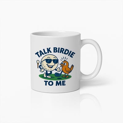 330ml Praat Birdie Tegen Mij Grappige Golfliefhebber Koffiemok Cadeau