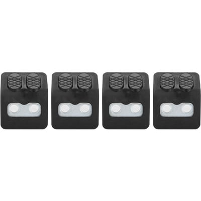4 stuks roestvrij staal auto bandenwisselaar klauwafdekking klembeschermer vervangende accessoires black
