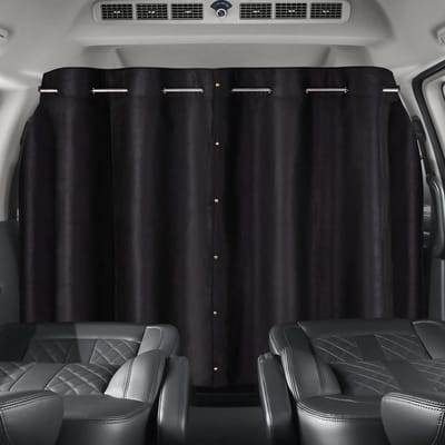 Dailygoods - ZATOOTO Autogordijnen, inkijkbescherming, gordijnen voor binnen, verdikte suède, autoruitengordijn, reizen, kamperen, slapen, verduistering, zonwering, meeste bestelwagens, 180 x 122 cm