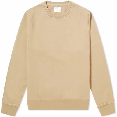 Sweatshirt ronde hals Colorful Standard Classic Organic desert khaki